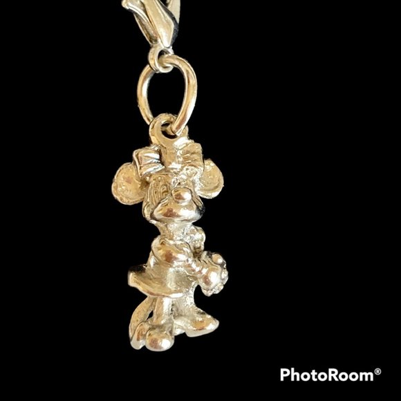 Vintage Minnie Mouse 3D Charm Zipper Pull Backpack Purse Mickey Disneyana - Picture 5 of 10